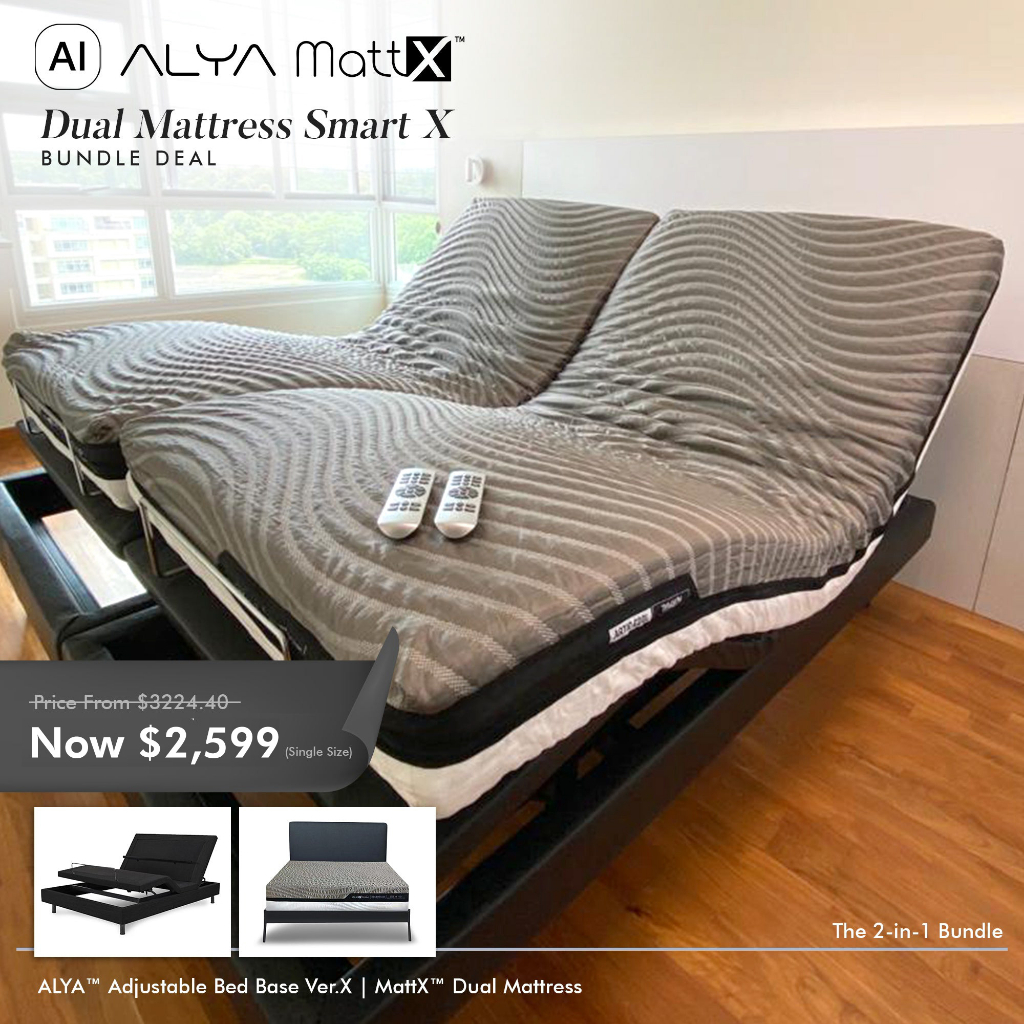 Dual Mattress Smart Bed Base X Bundle | Shopee Singapore