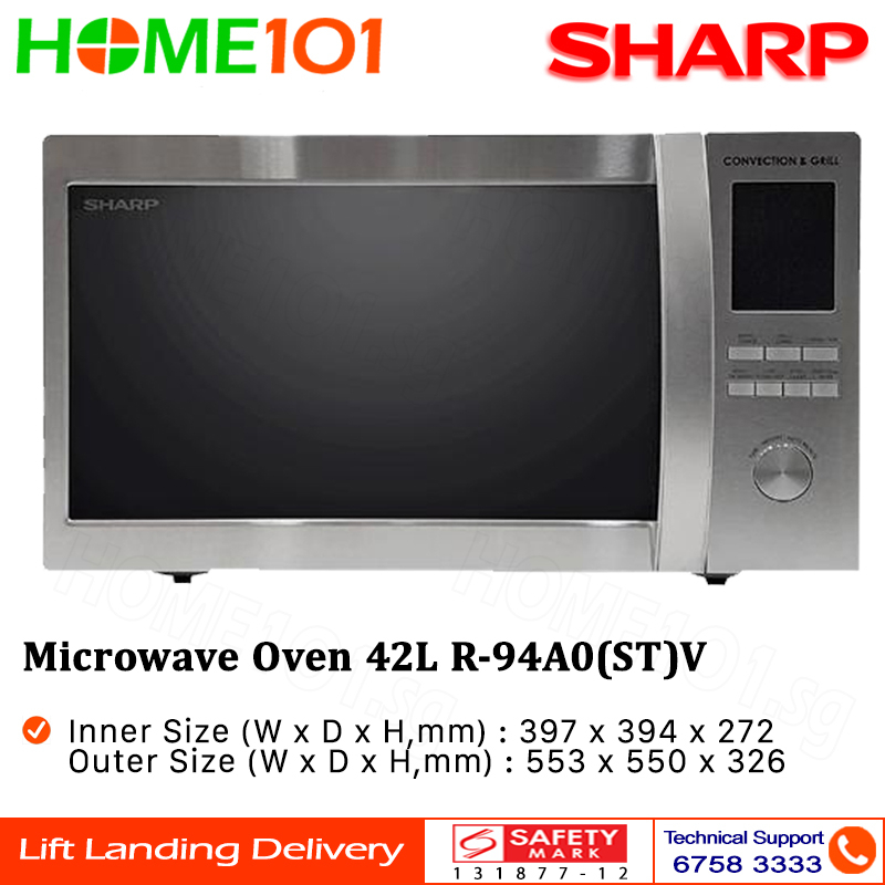 Sharp Oven Microwave 42L R-94A0(ST)V | Shopee Singapore