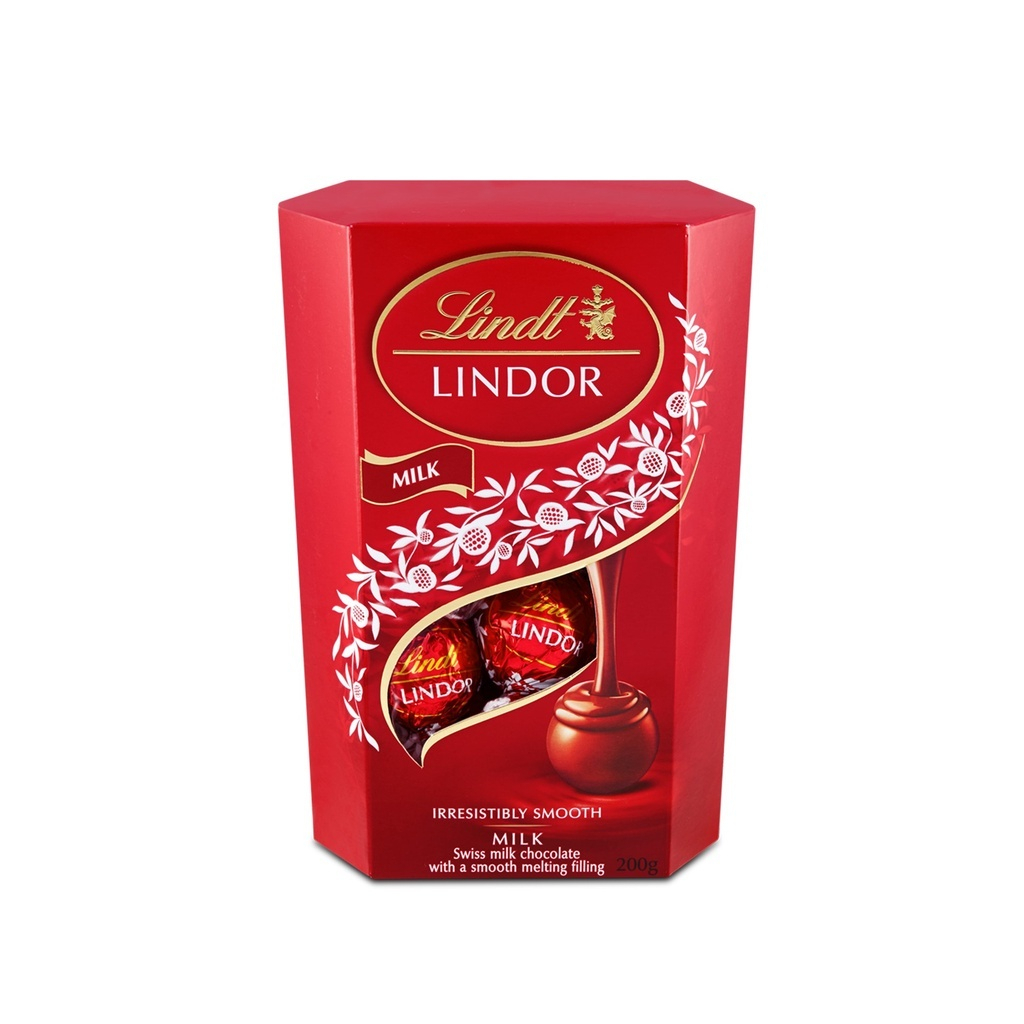 [Giveaway] Bundle of 4 Lindt Lindor Cornet Milk Chocolate 200G ...