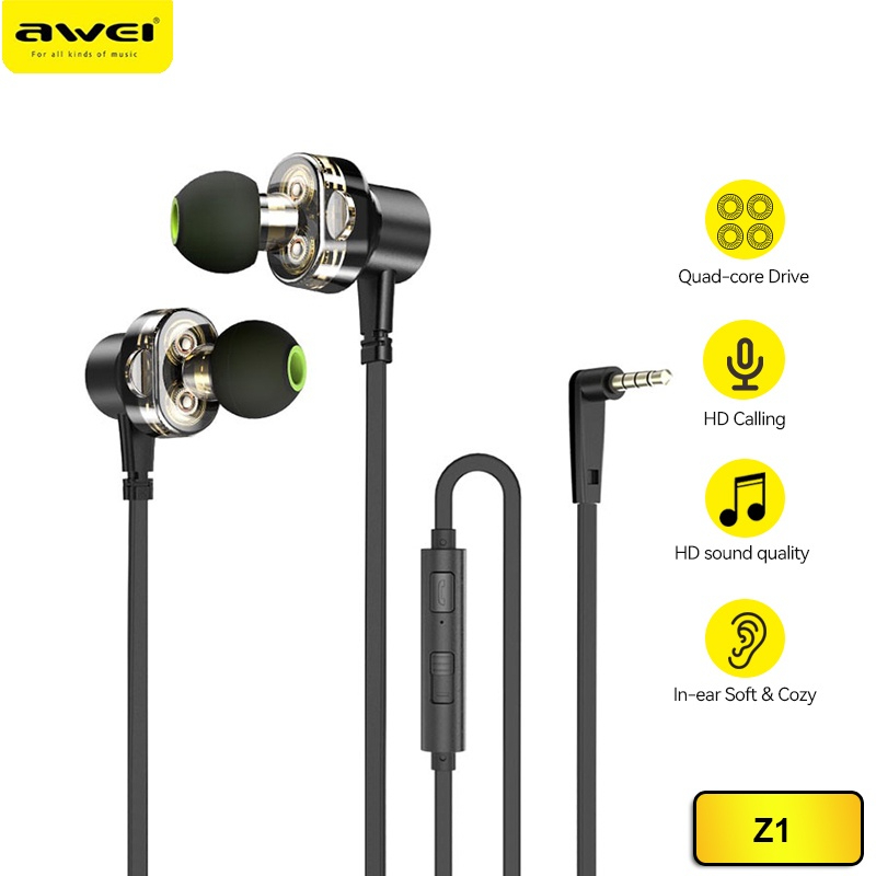 Awei z1 sports earphone hot sale