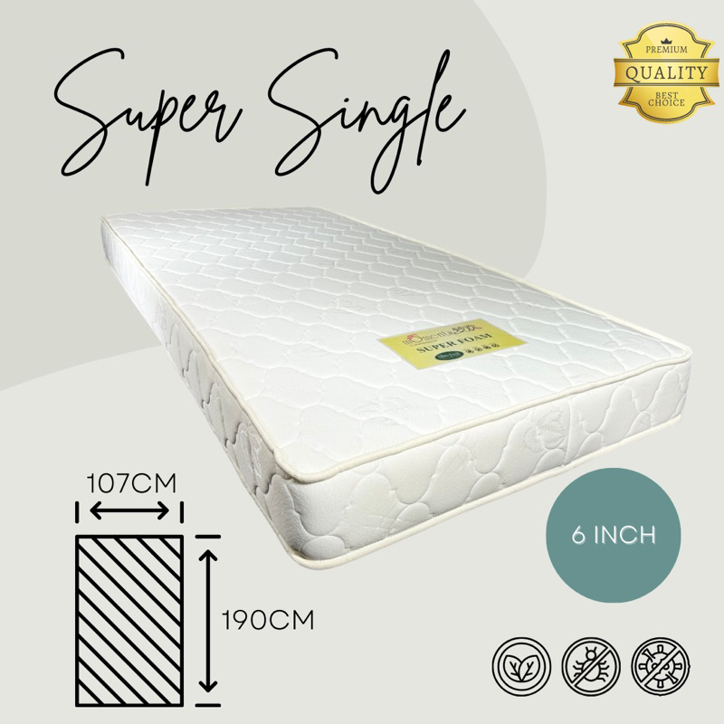 [Deliver in 12 days] 6 Inch Single mattress and Super single mattress