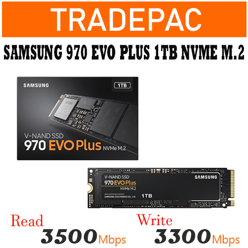 SAMSUNG SSD 970 EVO Plus Series - 1TB PCIe NVMe - M.2 Internal SSD
