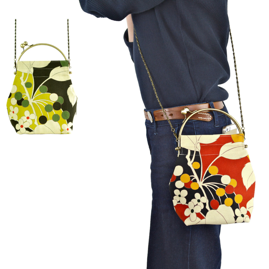 【Direct from Japan】inokichi Benly Gamaguchi [ yamanomi ] kisslock, handbag, purse, Tophandle