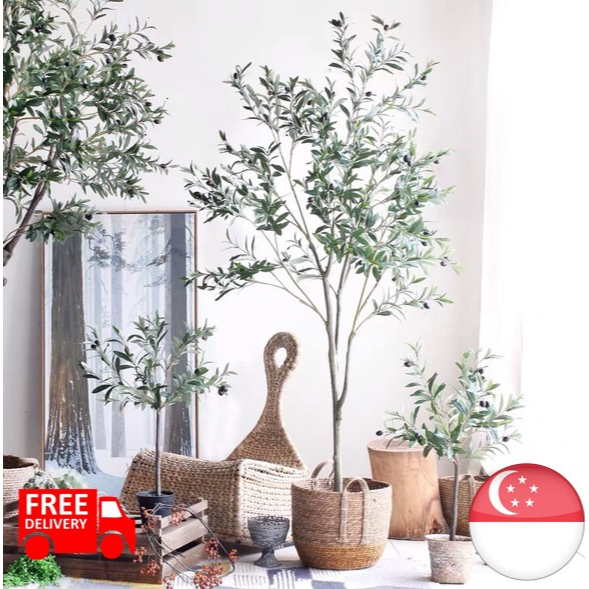 Artificial Olive Tree Plant Home Deco Hari Raya Plant26