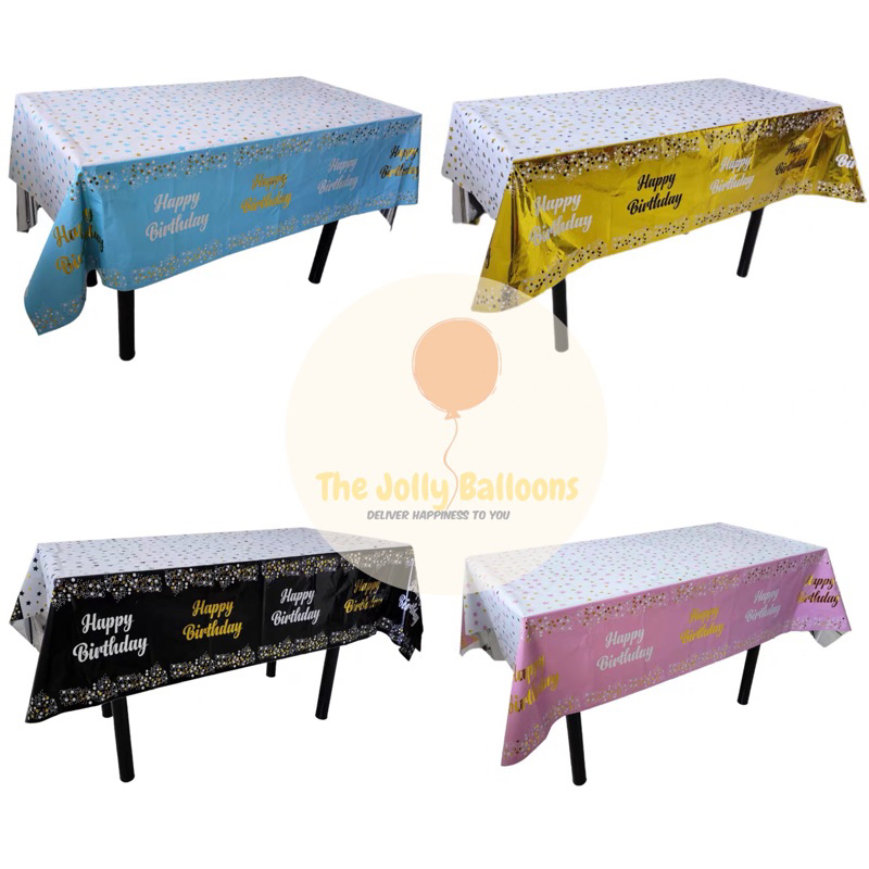 SG READY STOCK/ Party table cloth/ Party decorations for birthday