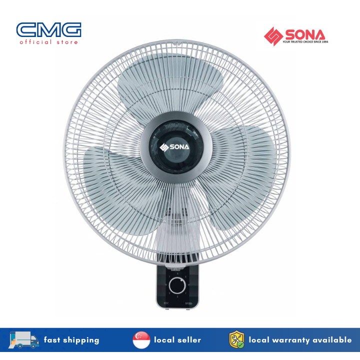 Sona 16" Wall Fan Pull String SFW 1531(N) Shopee Singapore