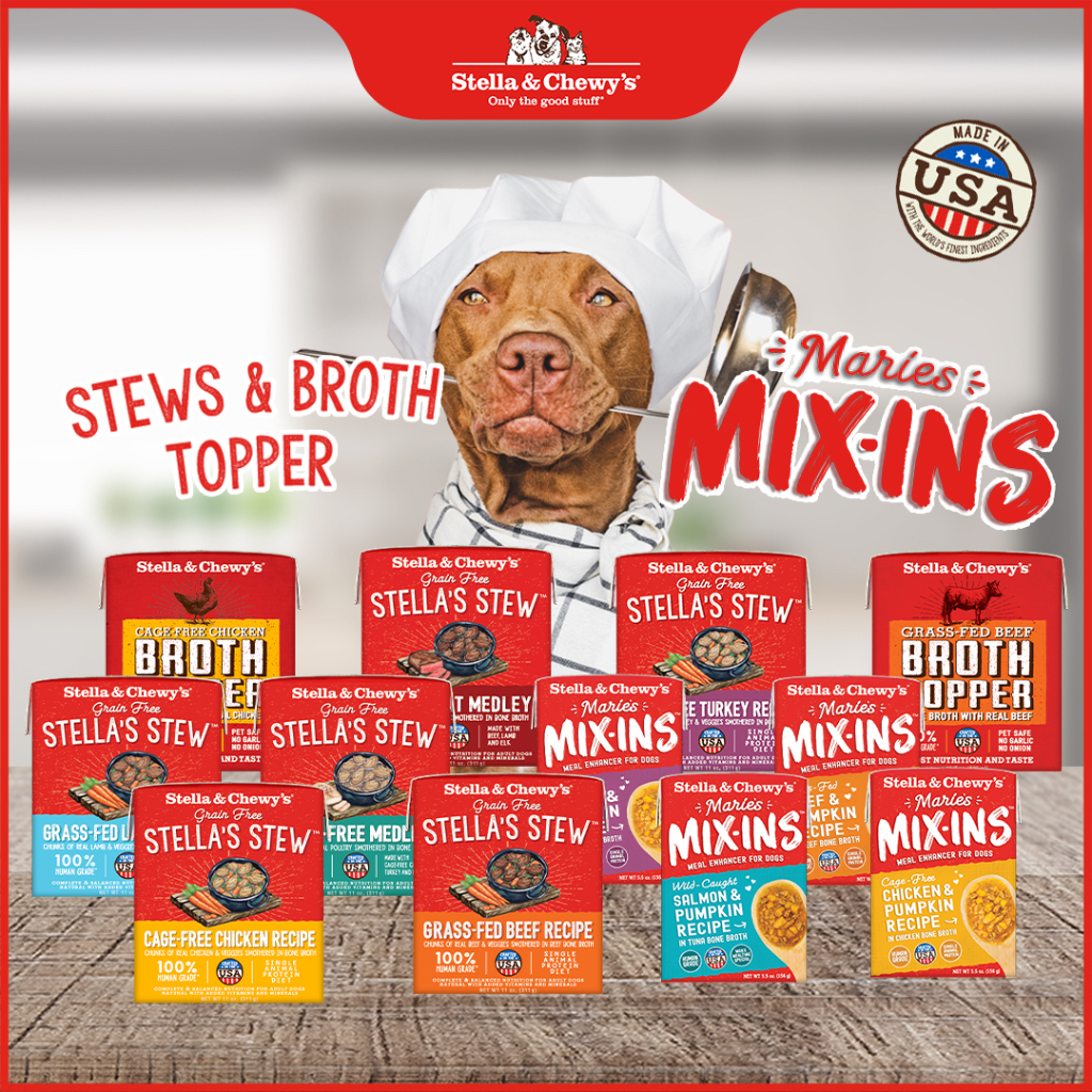 Stella Chewy s Marie s Dog Wet Food Broth Stew Mix Ins Shopee Singapore