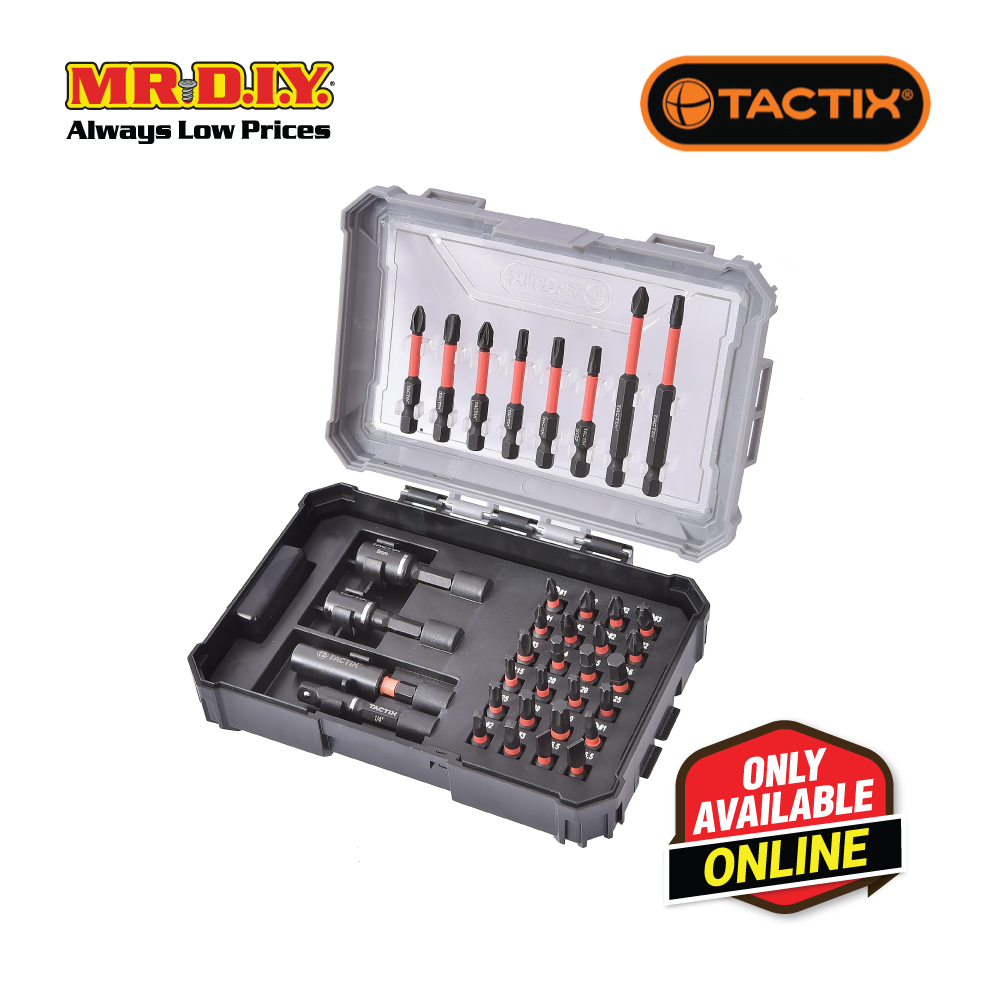 TACTIX Impact Bit Set (36 pieces) | Shopee Singapore