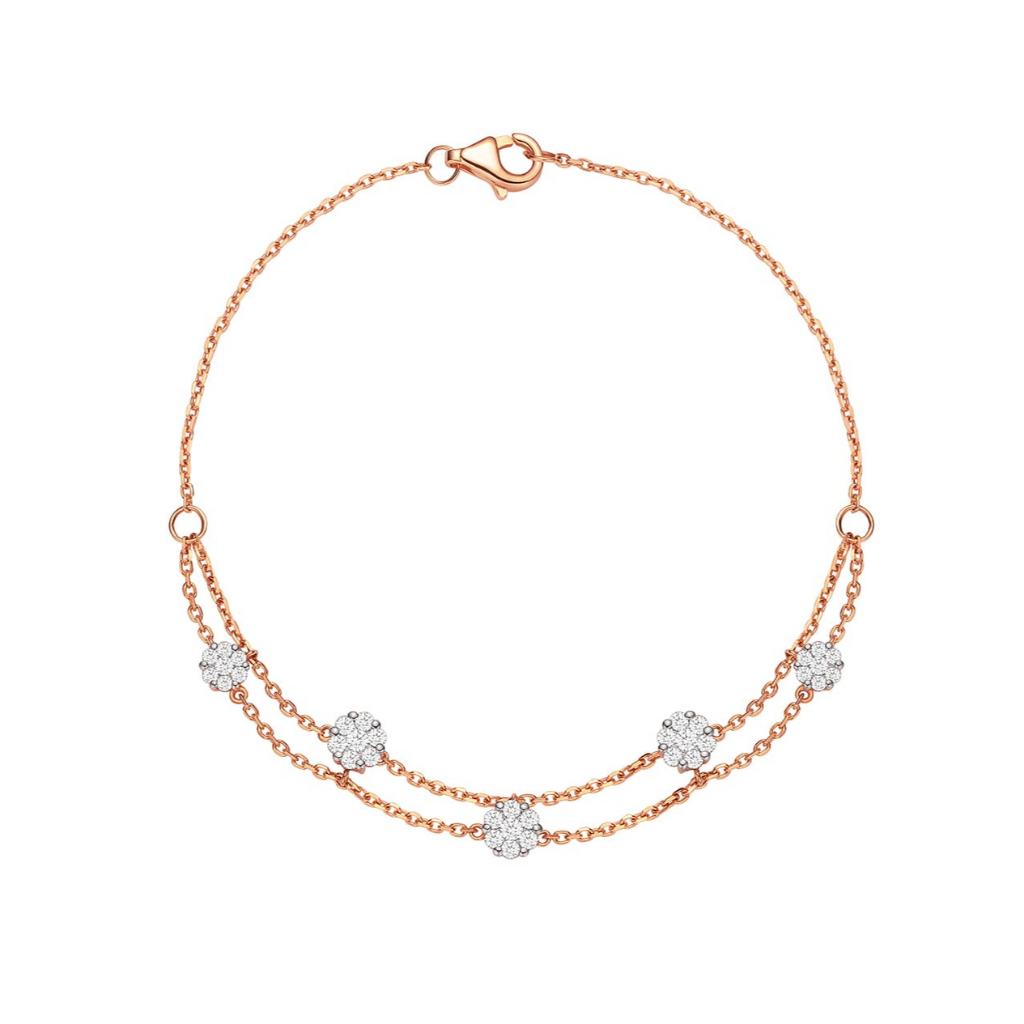 Lee Hwa Jewellery Cheri Floret Diamond Bracelet Shopee Singapore