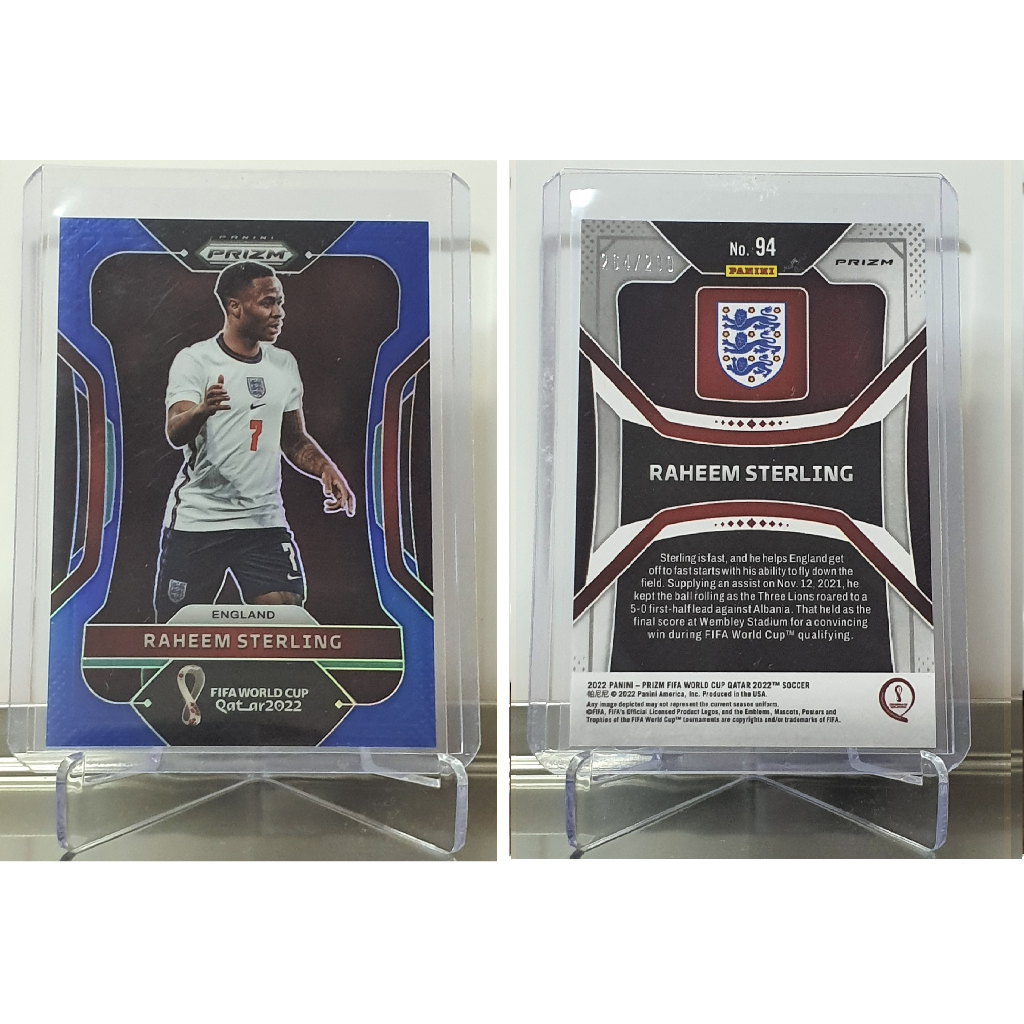 Rare Numbered Coloured Panini Prizm Cards for FIFA Football World