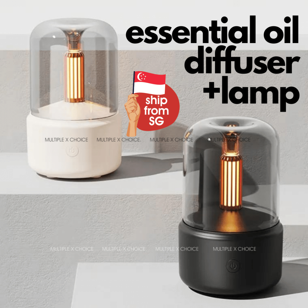 Classic Essential Oil Humidifier Diffuser Night Candle Lamp Shopee