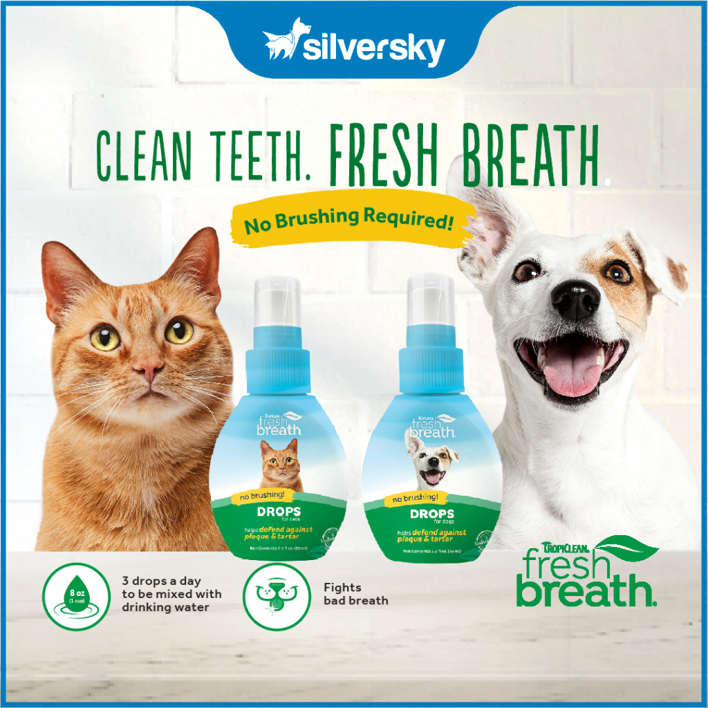 Fresh breath hotsell drops for cats