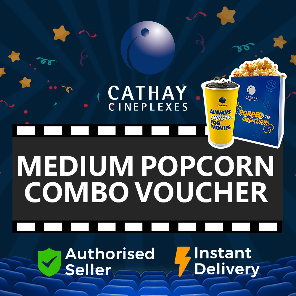 [Cathay Cineplexes] Medium Popcorn Combo Voucher | Redeem In-Store ...