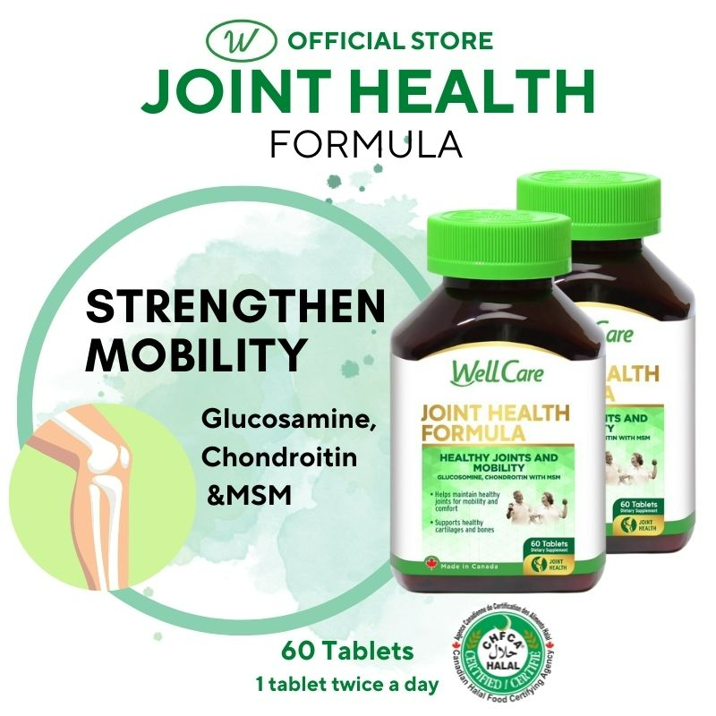 [Bundle of 2] WellCare Joint Health Formula (60 Tablets) - Support ...