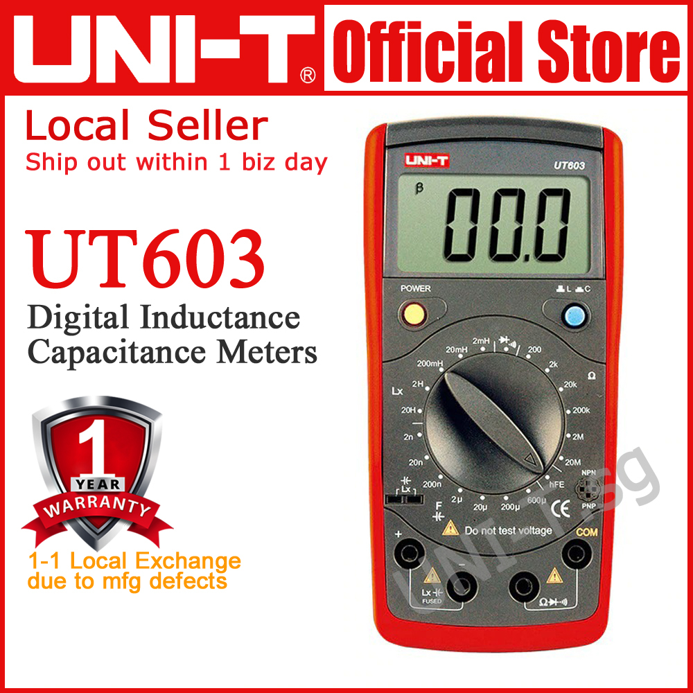 Uni-T UT603 Digital Inductance Capacitance Meter | Shopee Singapore