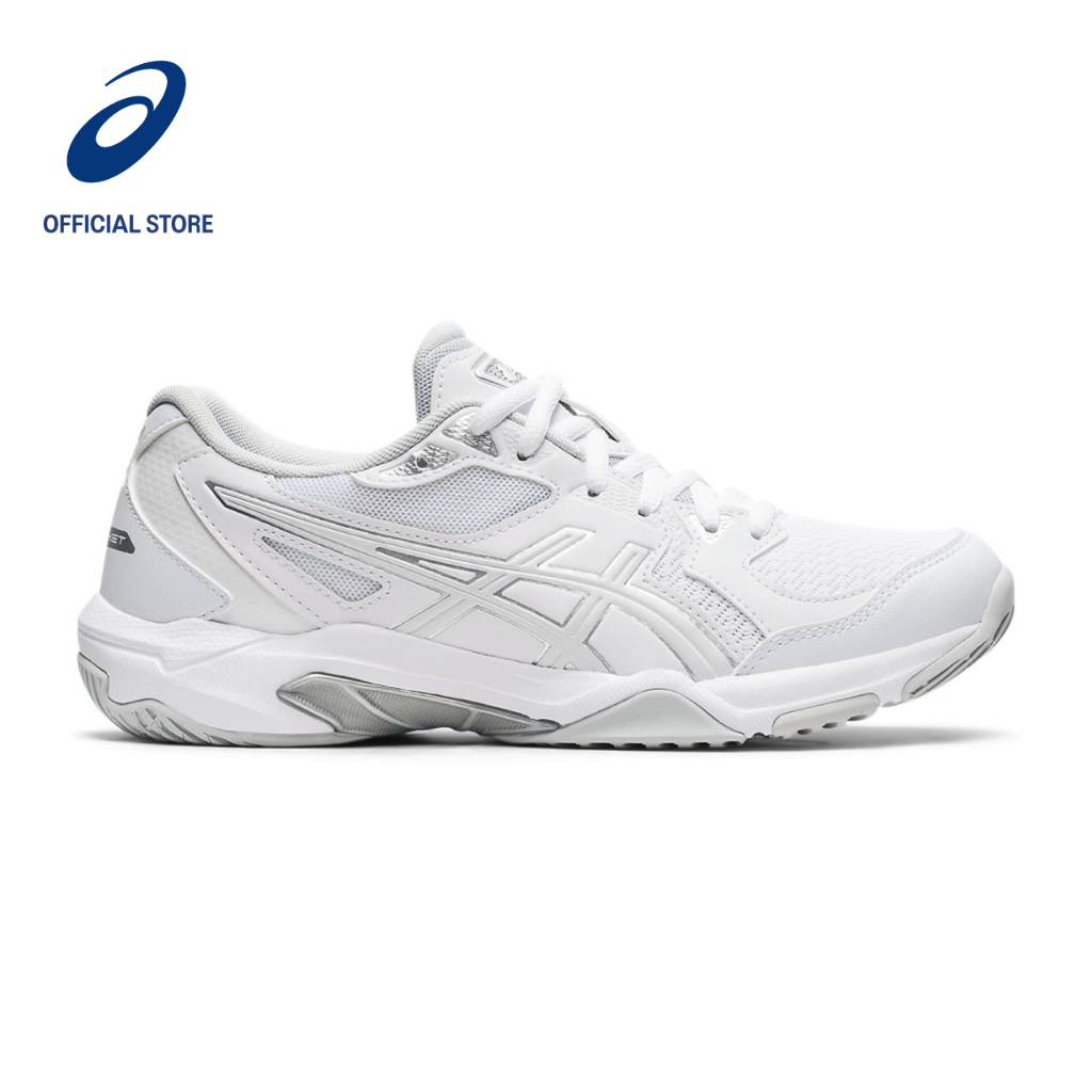 ASICS Women GEL ROCKET 10 Indoor Court Shoes in White White