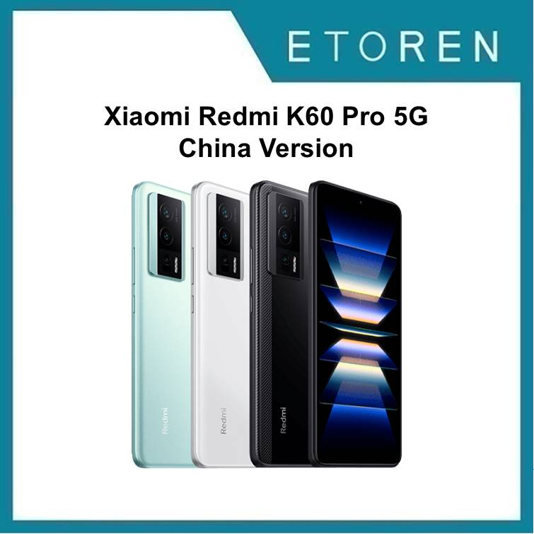 Xiaomi Redmi K60 Pro 5g Dual Sim 512gb Blackmintwhite 12gb Ram China Version Shopee 2972
