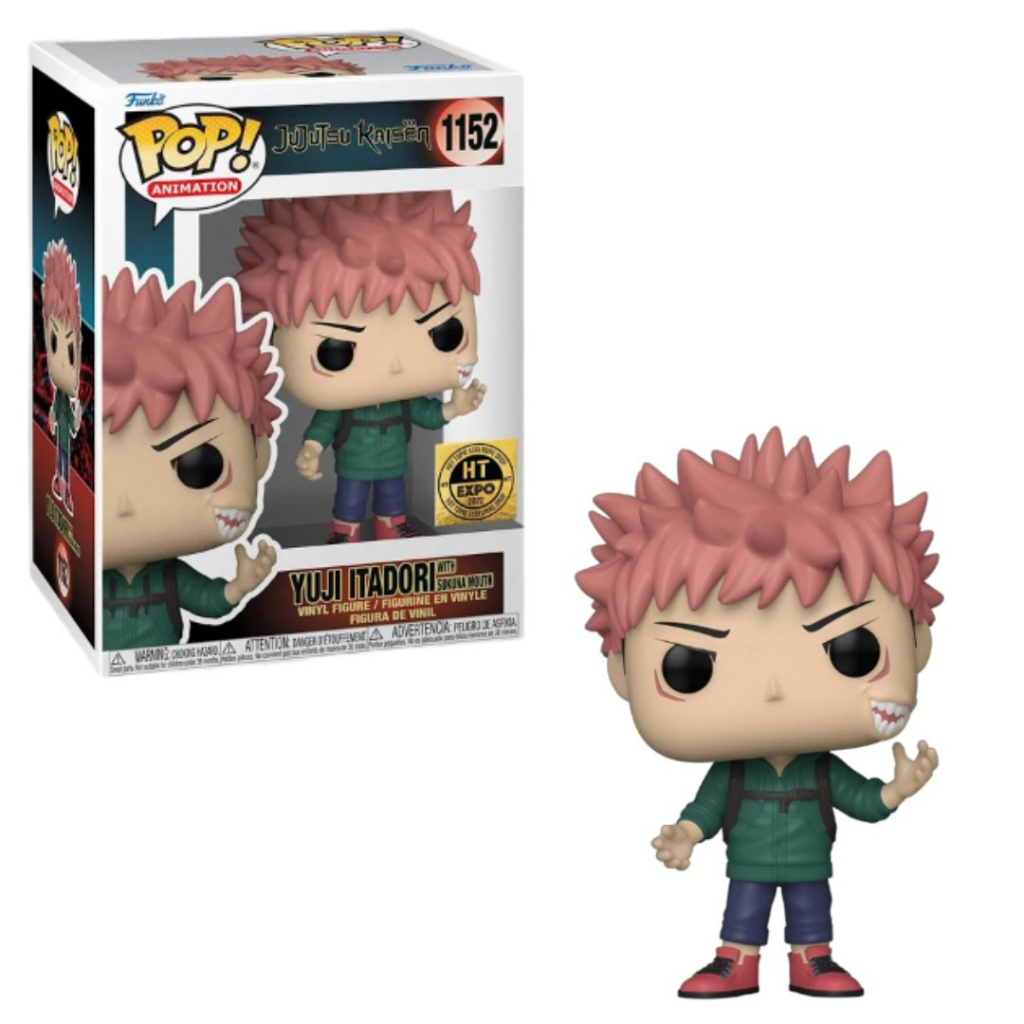 Funko Pop! Jujutsu Kaisen: Yuji Itadori with Sukuna Mouth #1152 (Hot ...