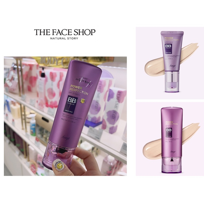 [THE FACE SHOP] Power Perfection BB Cream SPF37 PA ++ 20g/40g Shopee
