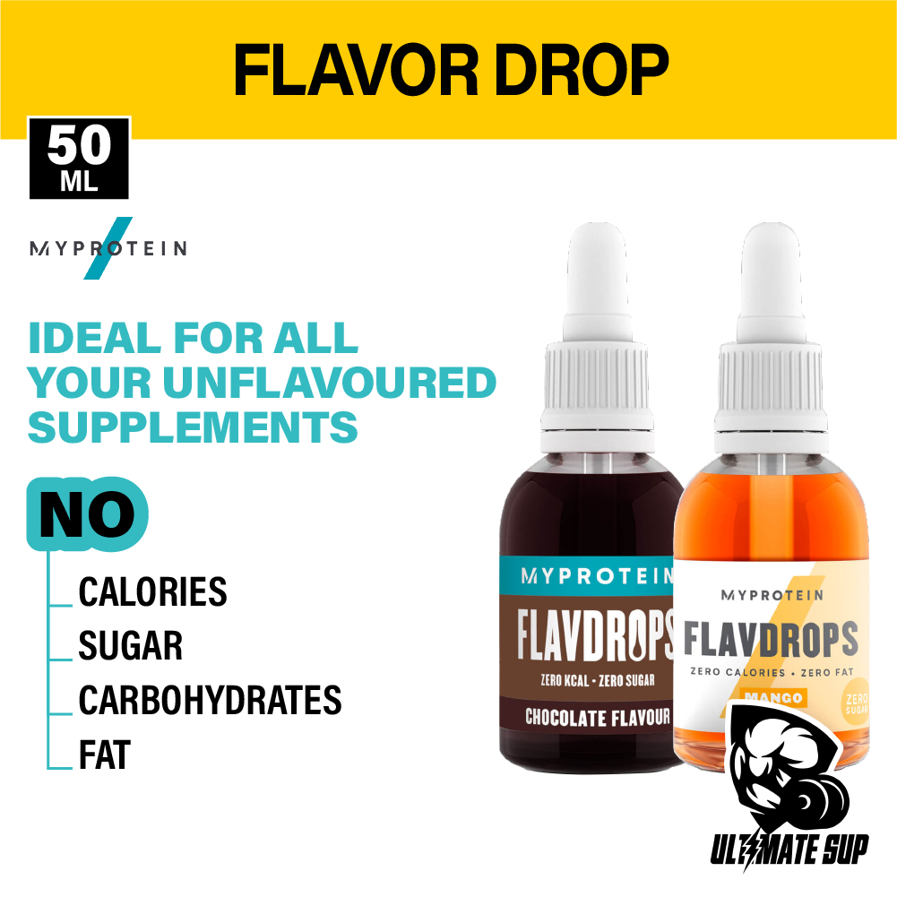 Myprotein, FlavDrops, Zero Calorie, Food and Beverage, No Sugar, Use ...