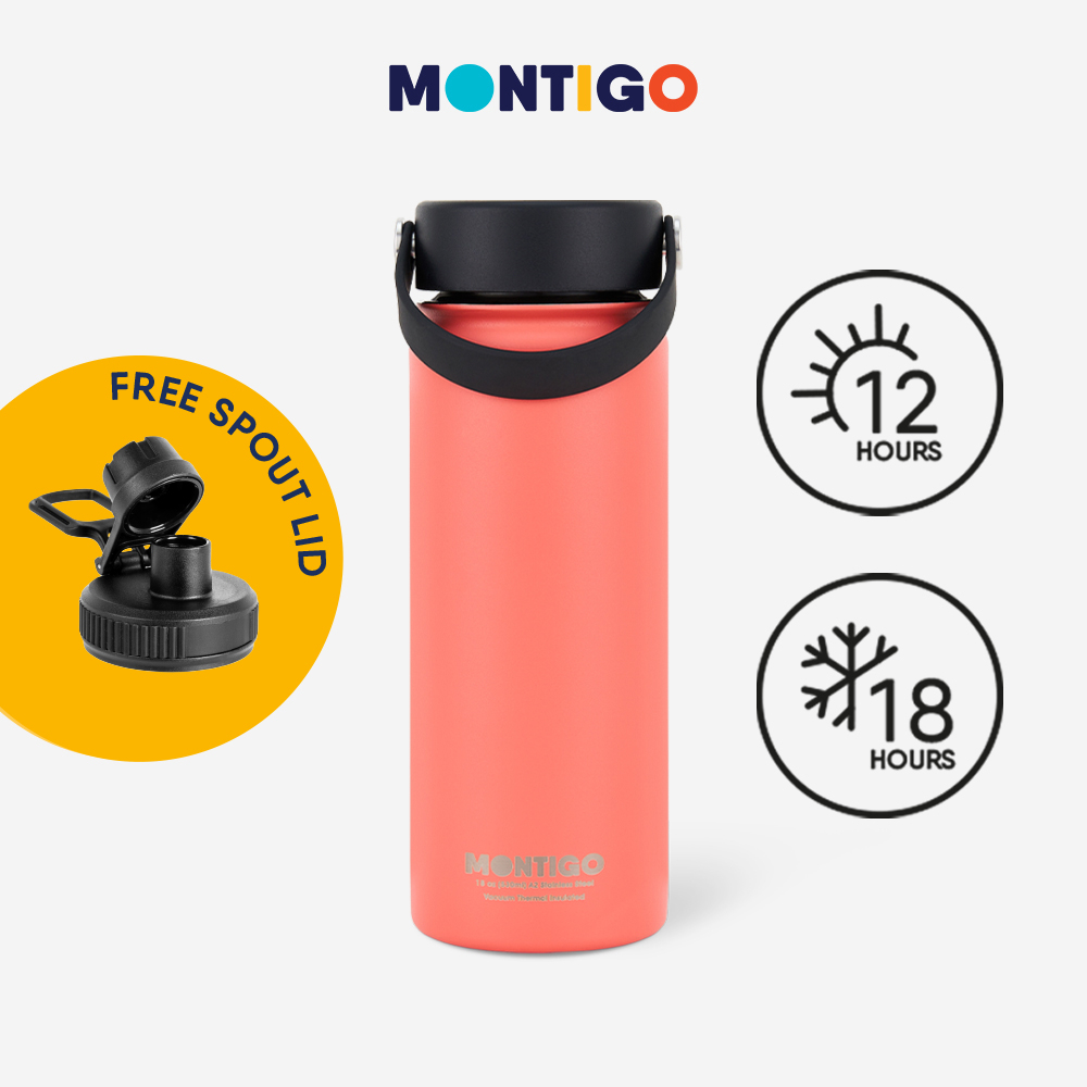 Montigo Ace Bottle Medium (530ml/18oz) Durable Stainless Steel