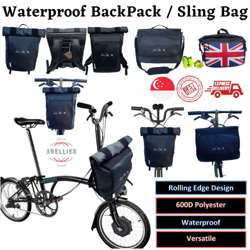 Folding bike backpack outlet bag