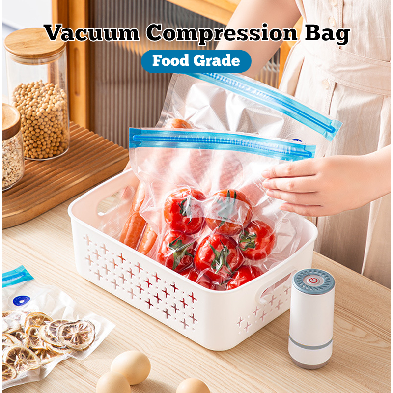 【Local Ready Stock】 Food Vacuum Compression Bag | Keep Fresh | Healthy ...
