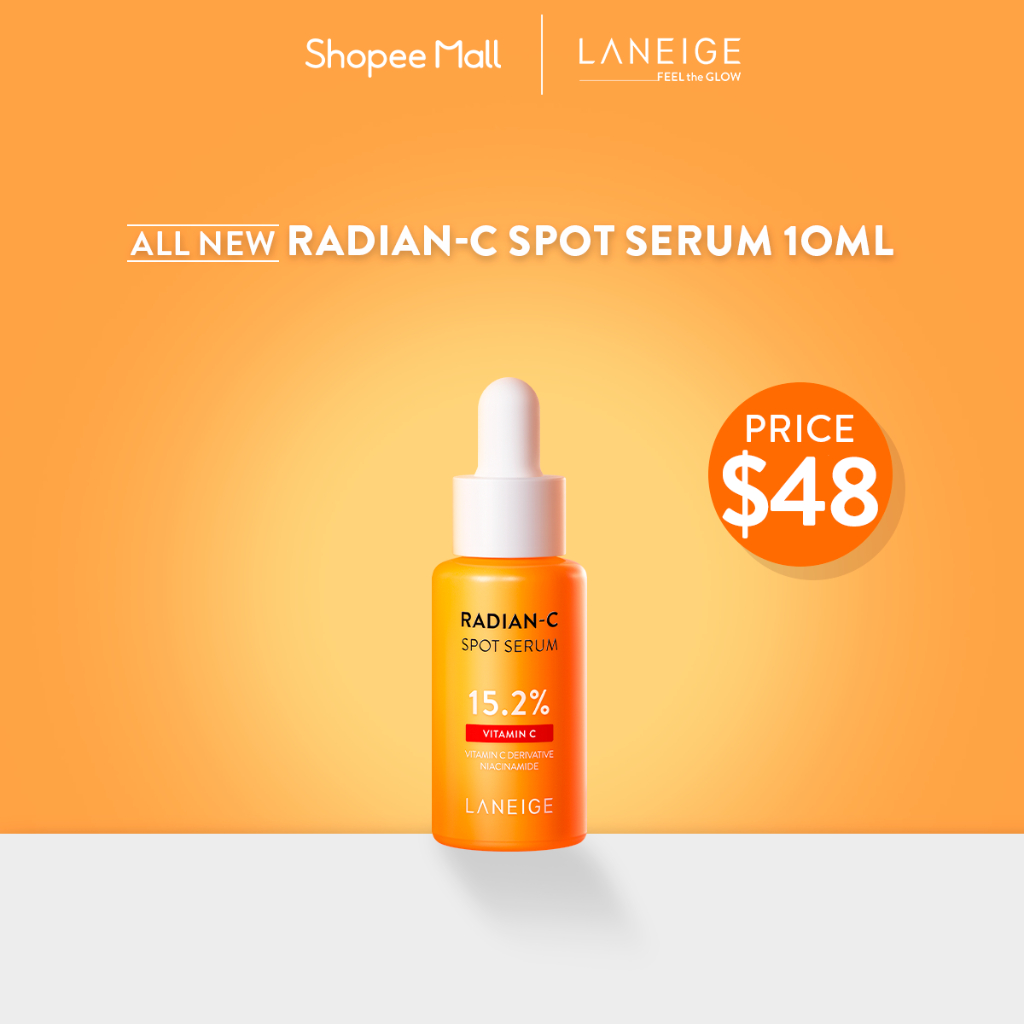 LANEIGE RadianC Spot Serum 10g Pure Vitamin C for Spot Correction