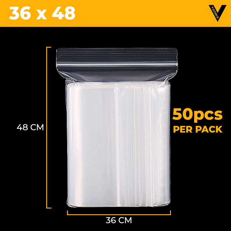 SG Ziplock selfsealing bag ziploc transparent recyclable perfect for