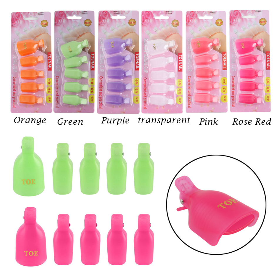 Reusable Toe Gel Nail Soaker Clips Finger Nails (2nd Generation ...