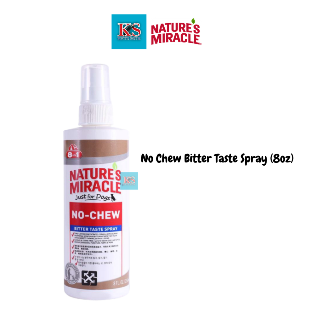 Nature's Miracle No Chew Bitter Taste Spray (8oz) Shopee Singapore
