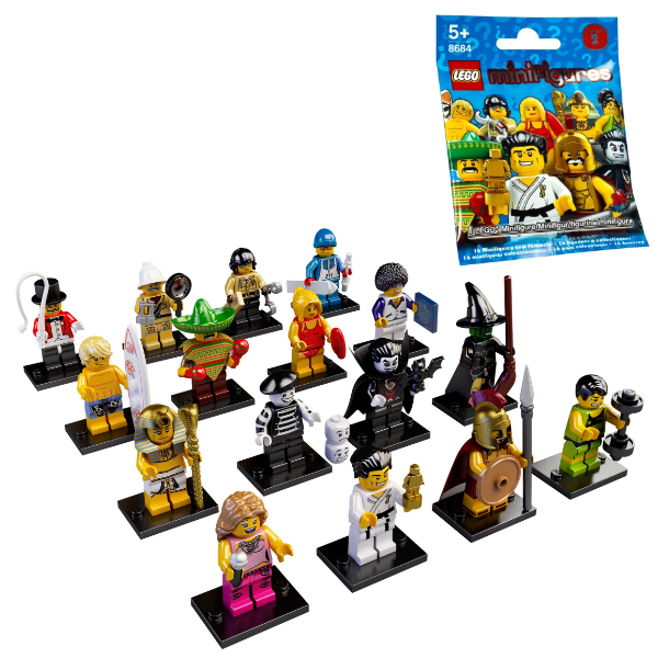 Lego Series 2 Minifigures 8684 Repacked in Ziplock Bag Shopee Singapore