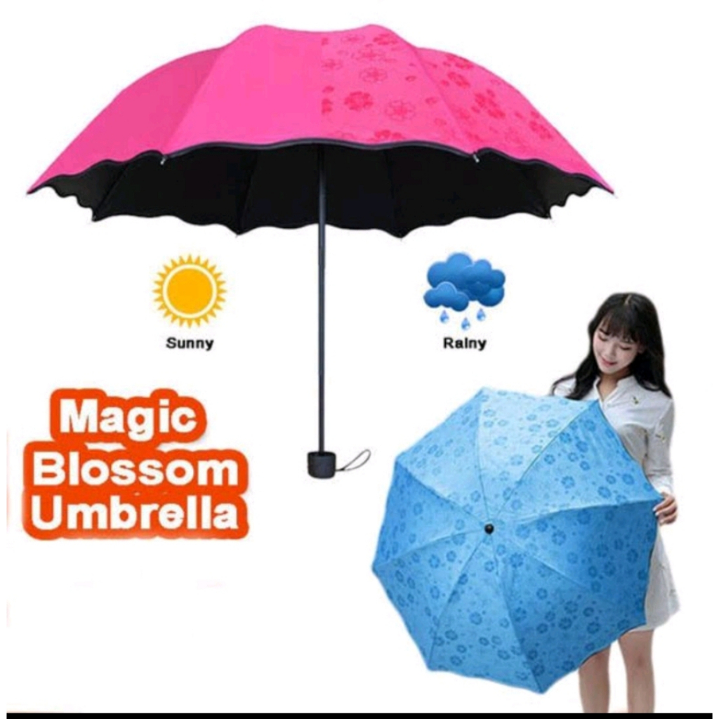 Lady Sunshine Umbrella Blossoms In Water Changes Color Parasol Triple ...