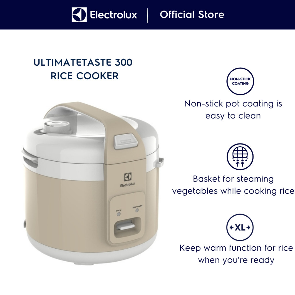 Electrolux E4RC1350B 1.8L Rice Cooker with 2 Years Warranty Shopee