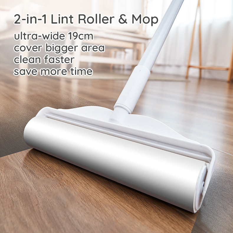 [SG Seller, Cheapest] 2-in-1 Lint Roller and Mop, Removing Dust, Hair ...