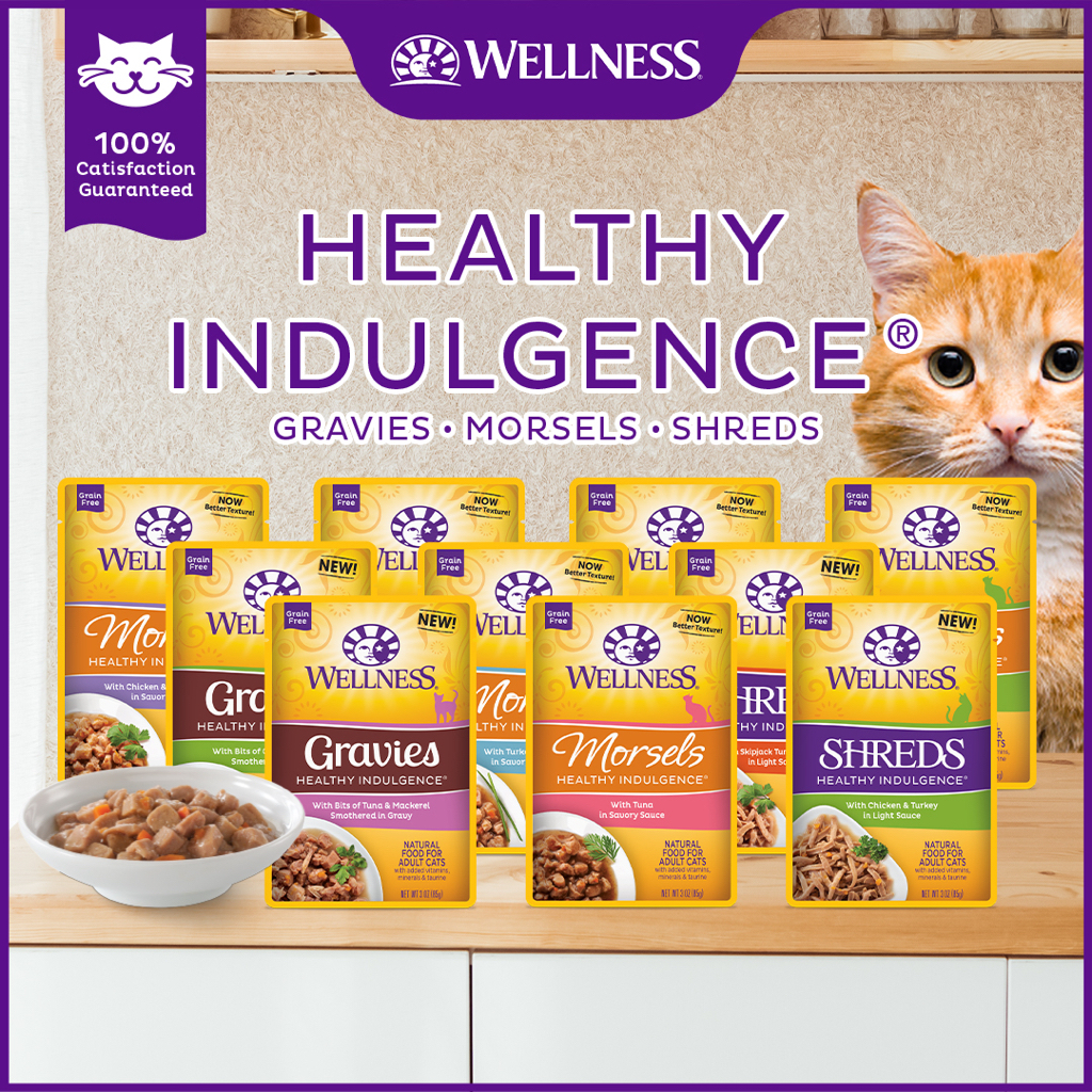 Wellness Complete Health Healthy Indulgence Wet Cat Food 3oz | Shopee