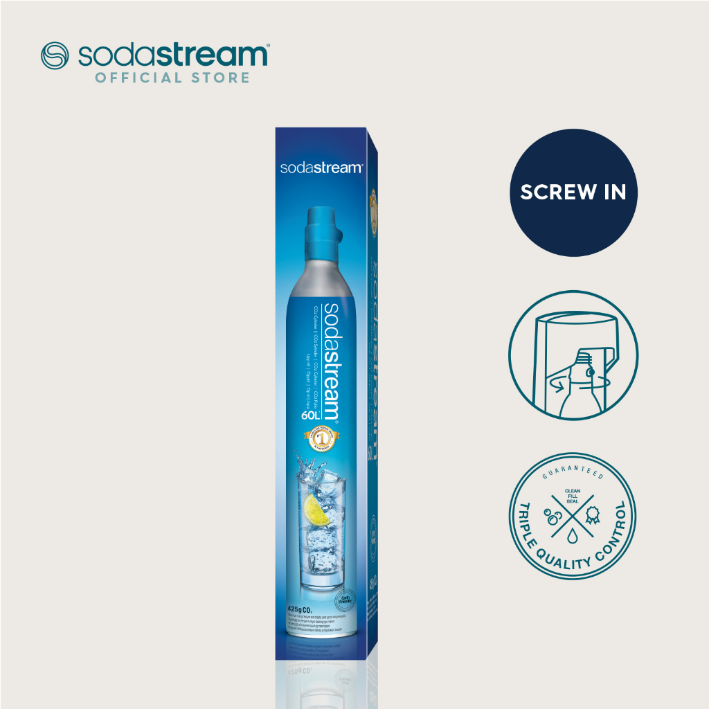 SodaStream Spare Genuine Co2 Cylinder 60L Shopee Singapore