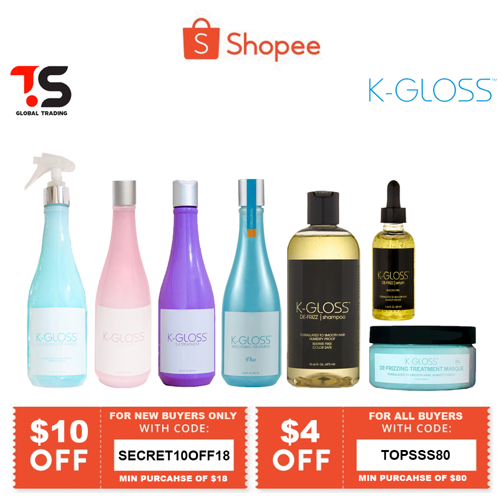 FREE Pump Spray Kgloss Defrizzing Treatment 355ml KERATIN BOND TRANSFORMATION SYSTEM Blue Purple De Frizzing Shopee Singapore