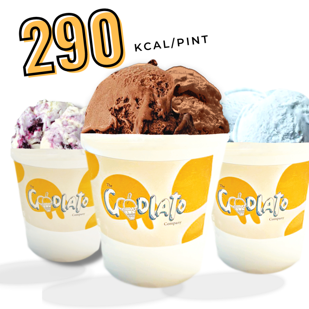 275 kcal/pint [High Protein] Basic Flavours Goodlato Low Calorie Ice
