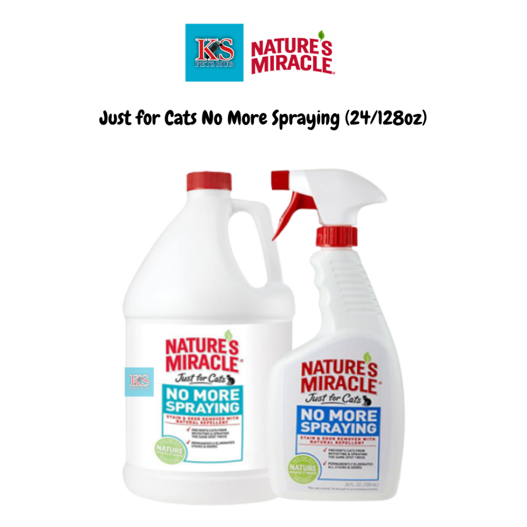 Nature's Miracle Just for Cats No More Spraying (24/128oz) Shopee