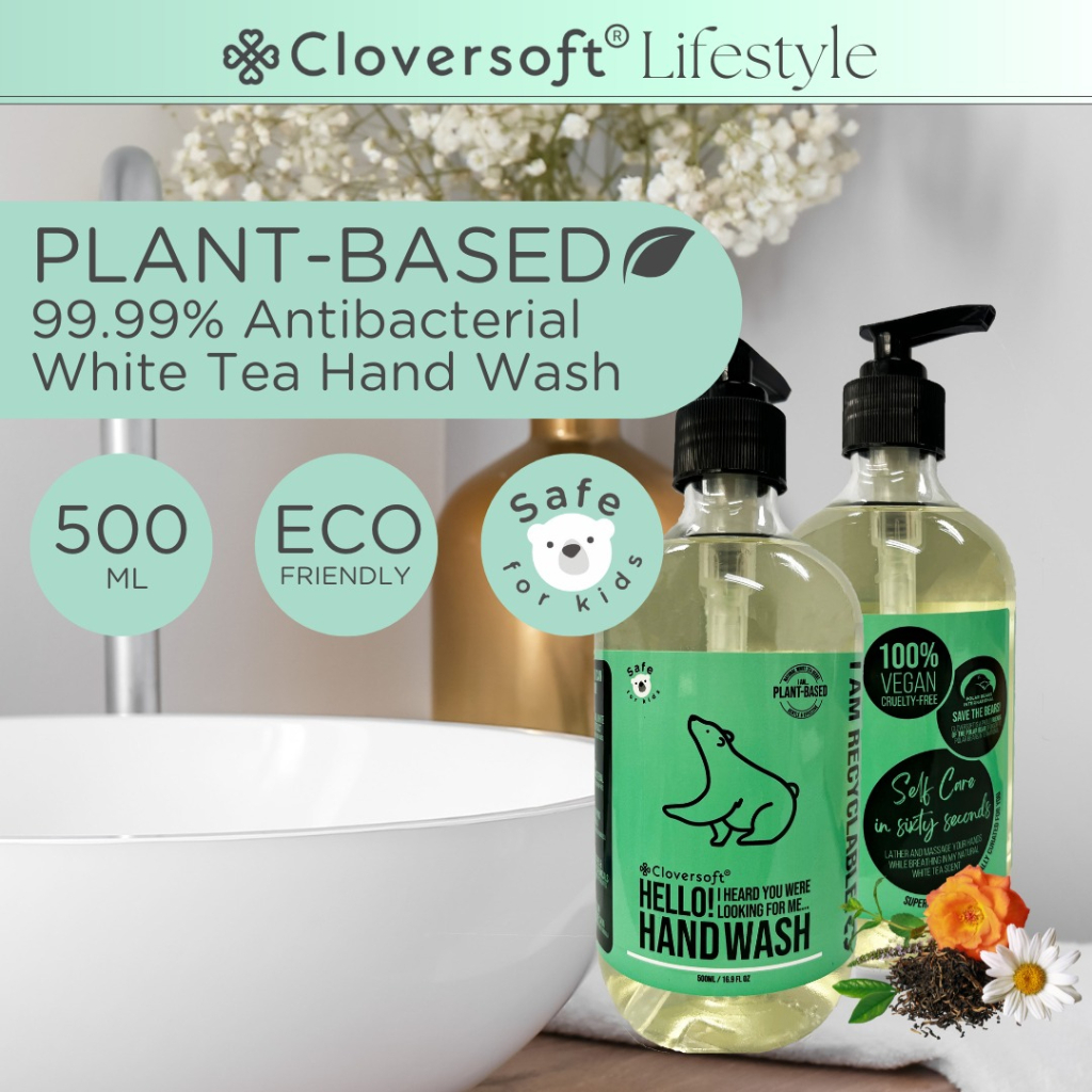 [Cloversoft Official] 99.99% Antibacterial Hand Wash 500ml | Shopee ...