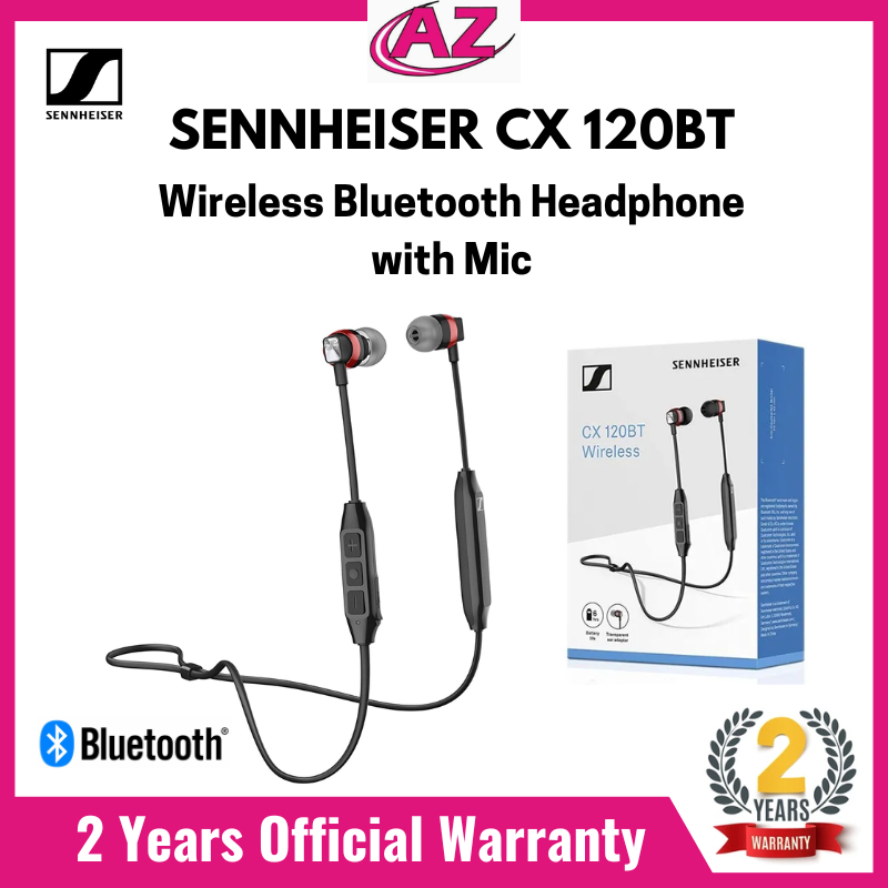 Sennheiser CX 120BT Wireless Bluetooth in Ear Neckband Headphone with ...