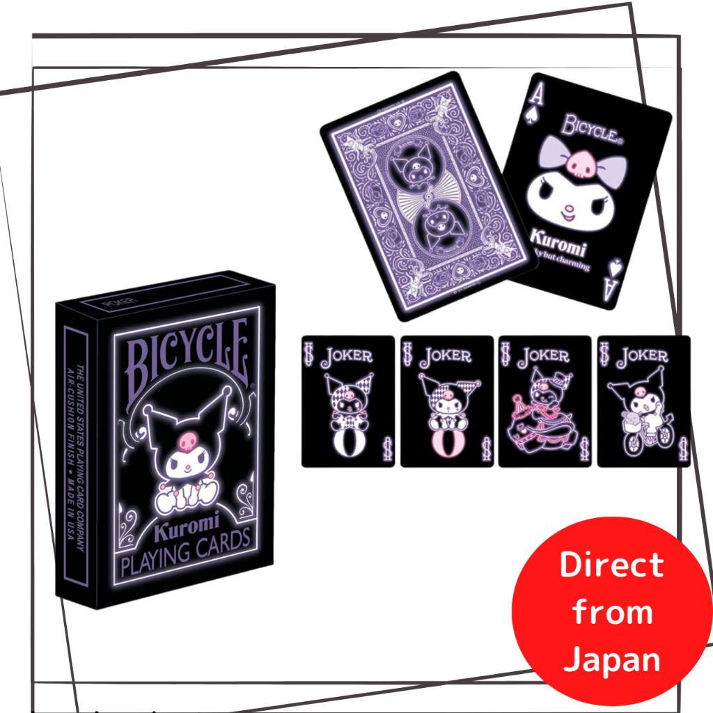 Bicycle Kuromi Playing Cards Sanrio Anime Japan Direct from Japan ...