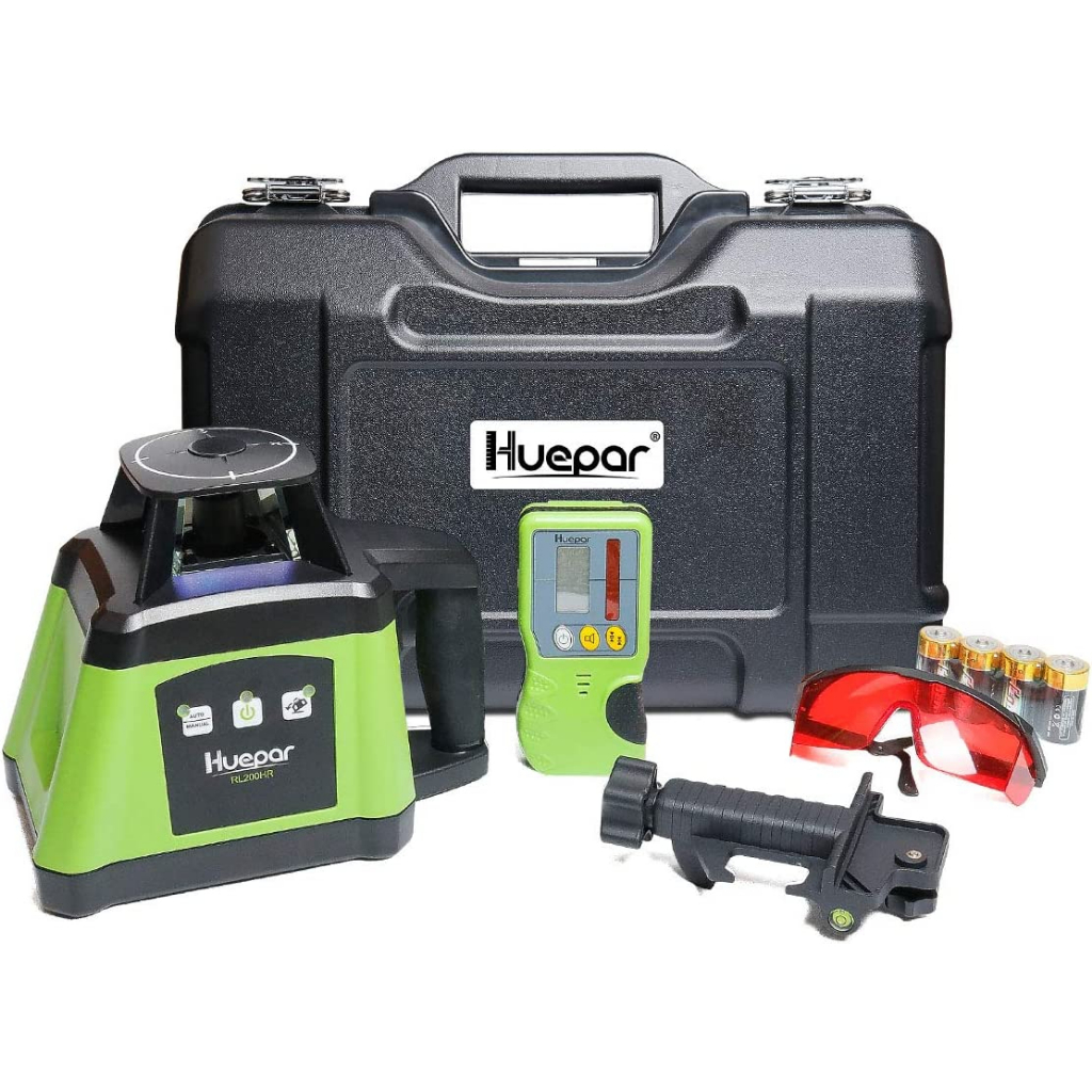 3659) Huepar Electronic SelfLeveling Rotary Laser Level Kit 360