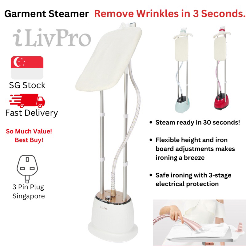 Garment Steamer Remove Wrinkles in 3 seconds Steam Iron Clothes