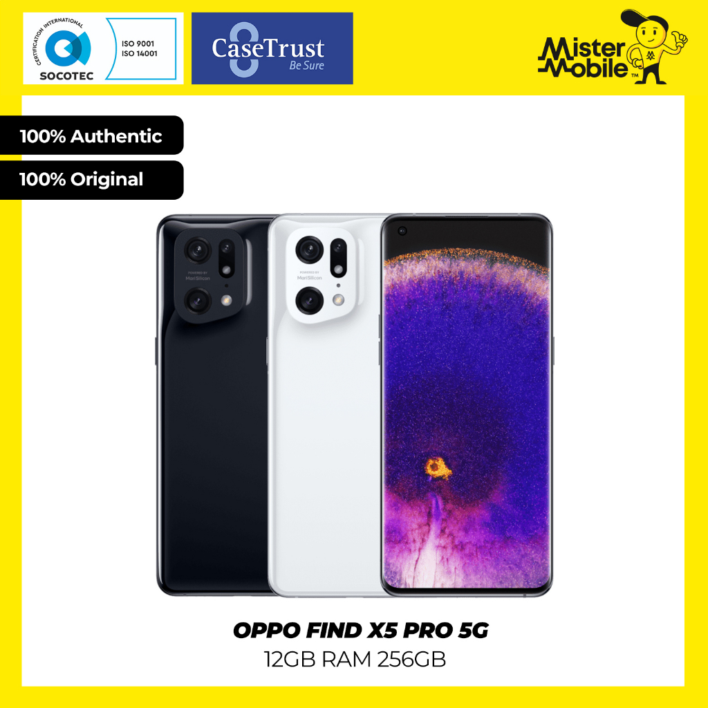 OPPO Find X5 Pro 5G 12GB RAM 256GB L 2 Years OPPO Warranty | Shopee ...