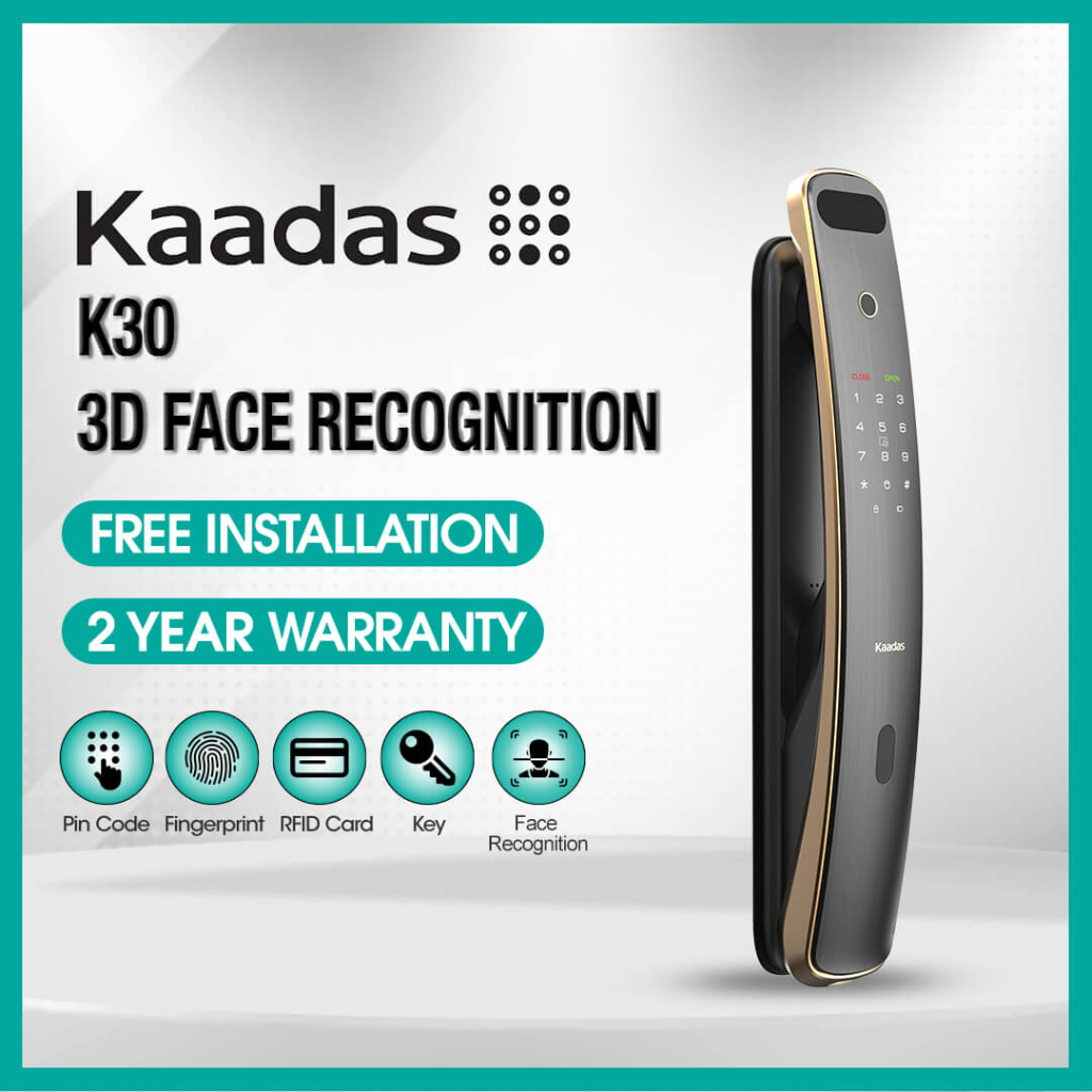 Kaadas K30F (The Legend) 3D Face Recognition Digital Door Lock | Shopee ...