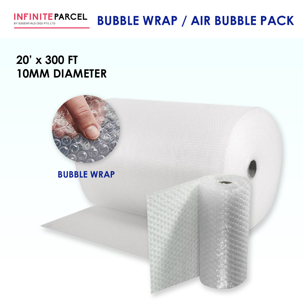 [SG READY STOCK] AIR BUBBLE WRAP/BUBBLE PAK/BUBBLE PACK 20inch x 300FT