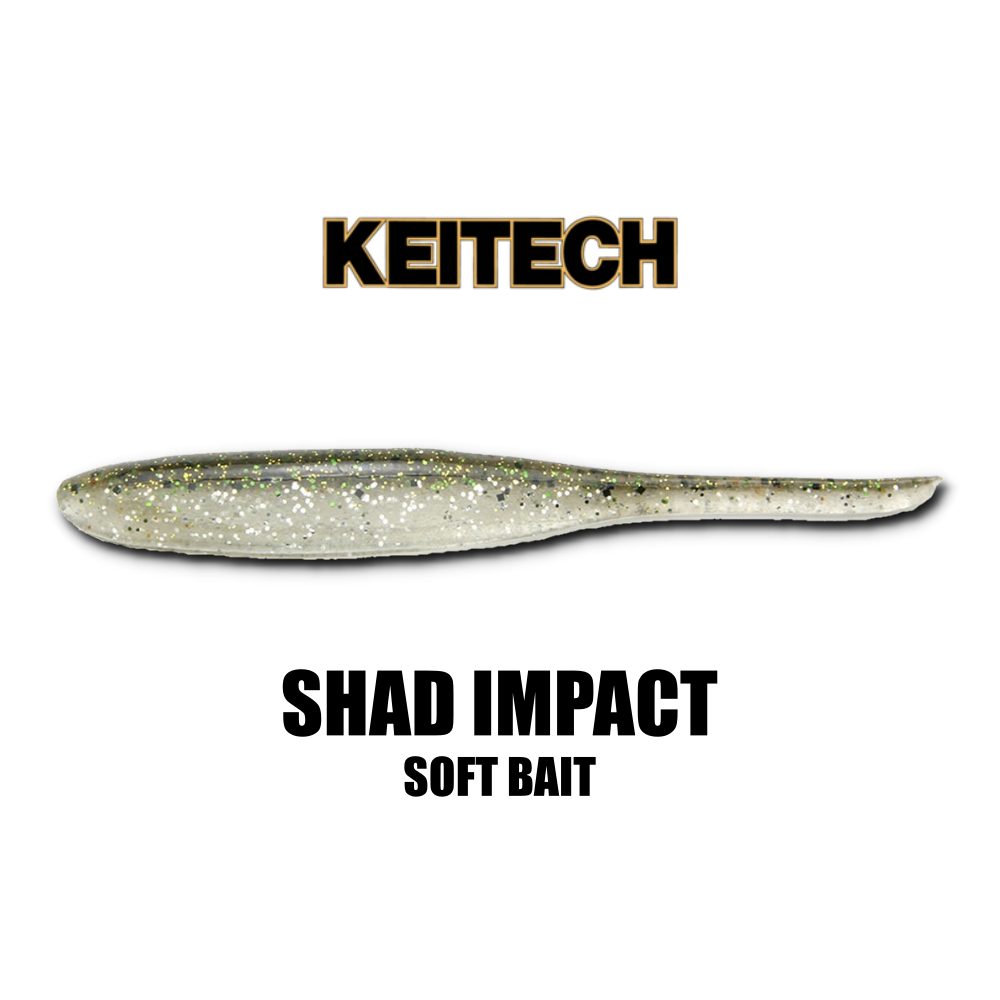 Keitech - Shad Impact ~ Soft Swim Bait ~ Fishing Soft Bait Lure
