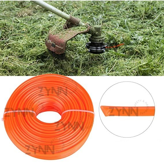 [SG STOCK] GRASS NYLON STRING 50M Trimmer Line Mower Rope Brush Cutter